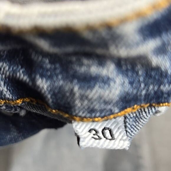 David Kollar Jeans Skinny 30x32 Rock Star Distressed Acid Wash - Picture 7 of 13